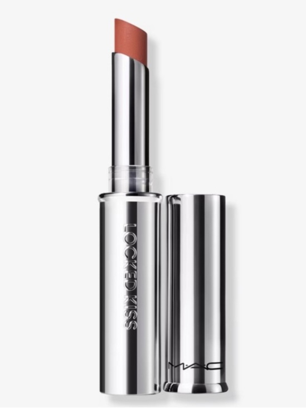 MAC Cosmetics locked kiss matte Lipstick in METICULOUS A Warm Nude NEW FULL SIZE